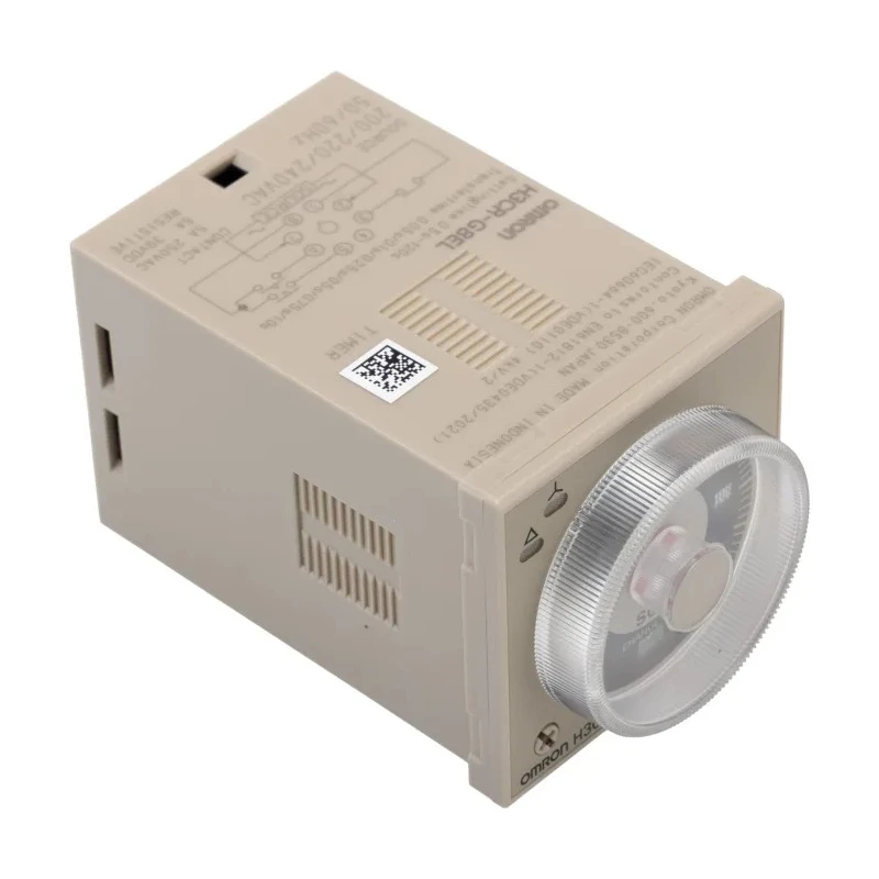 Omron DIN Rail Solid State Timer , 1-Contact, 100 to 125 V DC / 200-240 V AC, 0.5 to 120 s H3CR