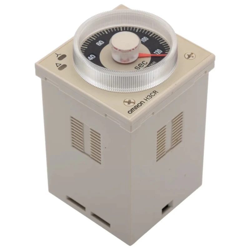 Omron DIN Rail Solid State Timer , 1-Contact, 100 to 125 V DC / 200-240 V AC, 0.5 to 120 s H3CR