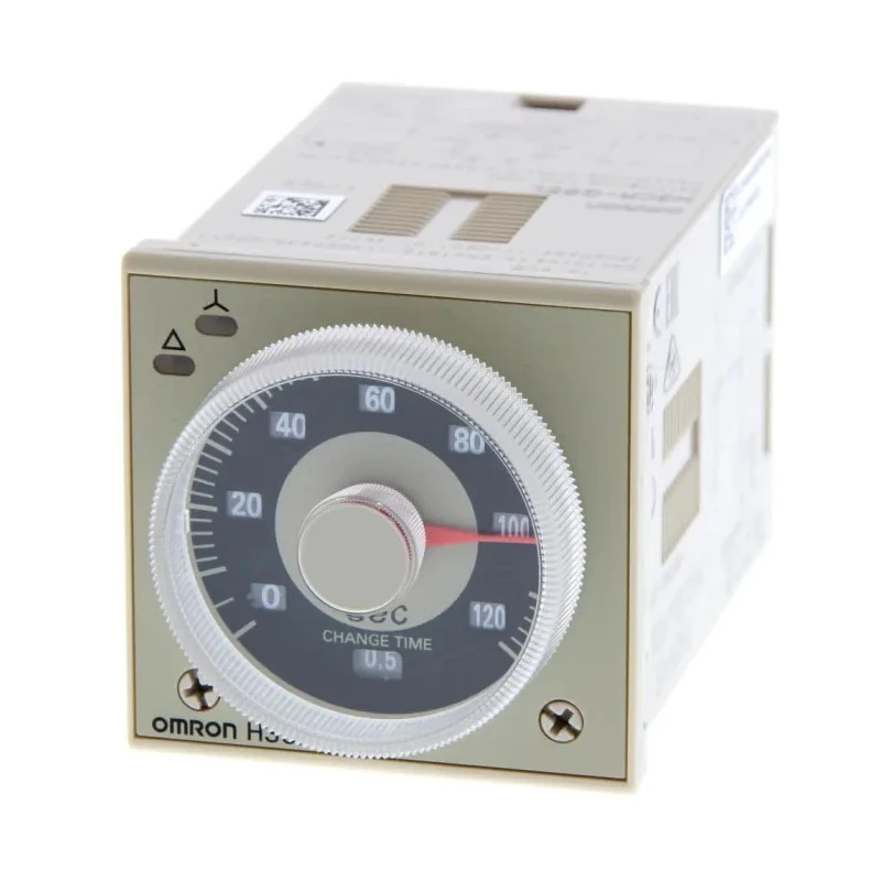 Omron Multifunction DIN Rail Timer 1-Contact 100 to 125 V dc, 100 V ac, 120 V ac, 0.5 to 120 s H3CR