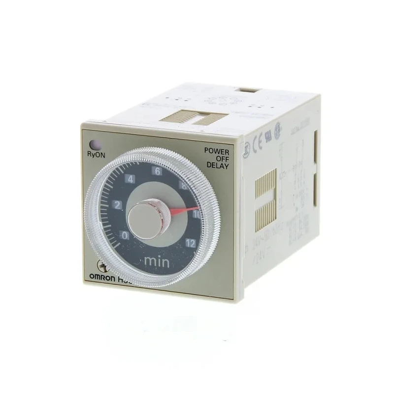 Omron Multifunction DIN Rail Timer Relay 2-Contact DPDT 100-125 V DC, 100-120 V AC, 0.05-12 s Timing Range H3CR