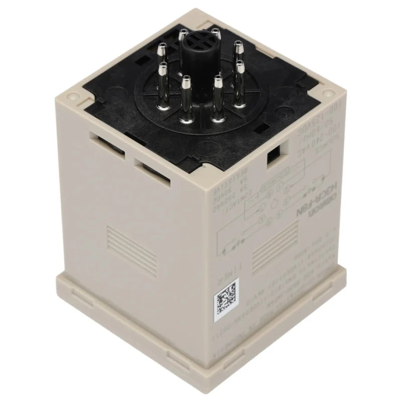 Omron Multifunction DIN Rail Timer Relay DPDT Contact 100 to 48 V DC 100-240 V AC 0.05 s to 30 h H3CR