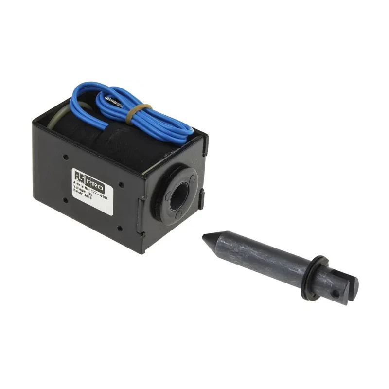 RS PRO Pull Action DC D-Frame Linear Solenoid 12V 84 mm Length 52 mm Width 58 mm Depth 177-0134