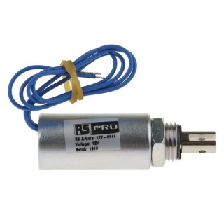 RS PRO DC D Frame Linear Solenoid Pull Action 12V 70W 39.3 mm Length 177-0144