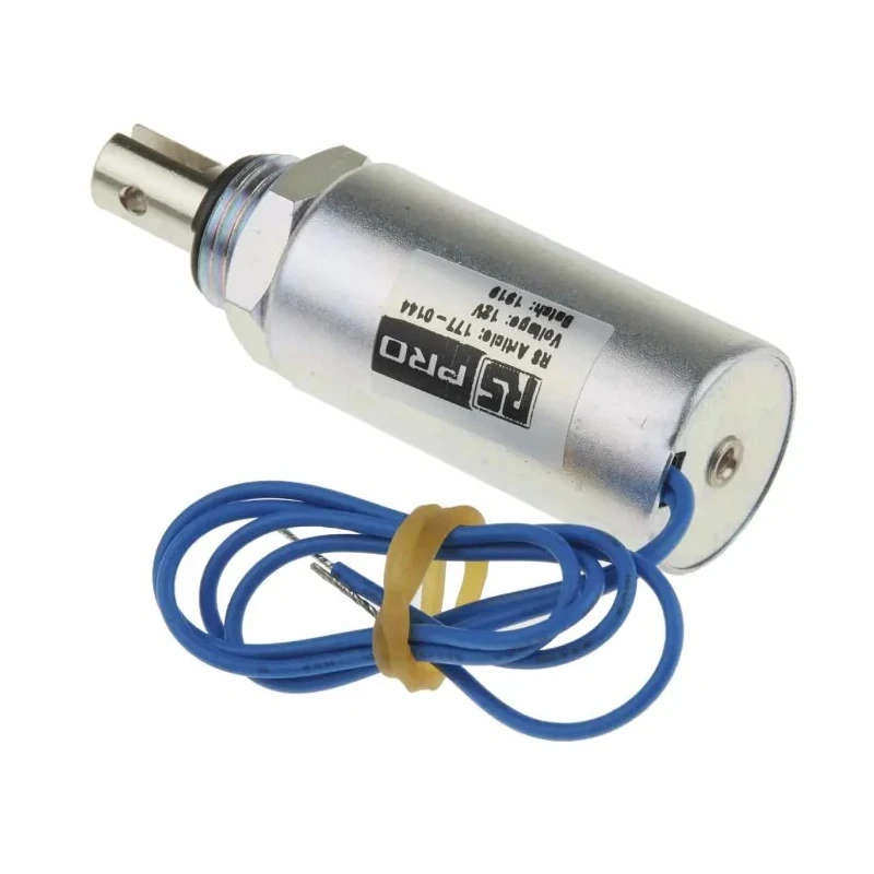 RS PRO DC D Frame Linear Solenoid Pull Action 12V 70W 39.3 mm Length 177-0144