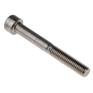 RS PRO Plain Stainless Steel Hex Socket Cap Screw Hex Socket Drive M6 x 50 mm 293-404