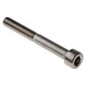 RS PRO Plain Stainless Steel Hex Socket Cap Screw Hex Socket Drive M6 x 50 mm 293-404