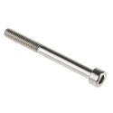 RS PRO Plain Stainless Steel Hex Socket Cap Screw, Hex Socket Drive, M6 Thread, 60 mm Length 293-410