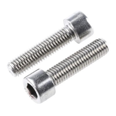 RS PRO Plain Stainless Steel Hex Socket Cap Screw M10 x 40 mm DIN 912 A2 Stainless Steel 293-482