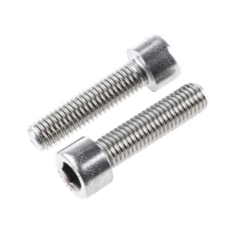 RS PRO Plain Stainless Steel Hex Socket Cap Screw M10 x 40 mm DIN 912 A2 Stainless Steel 293-482