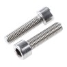 RS PRO Plain Stainless Steel Hex Socket Cap Screw M10 x 40 mm DIN 912 A2 Stainless Steel 293-482