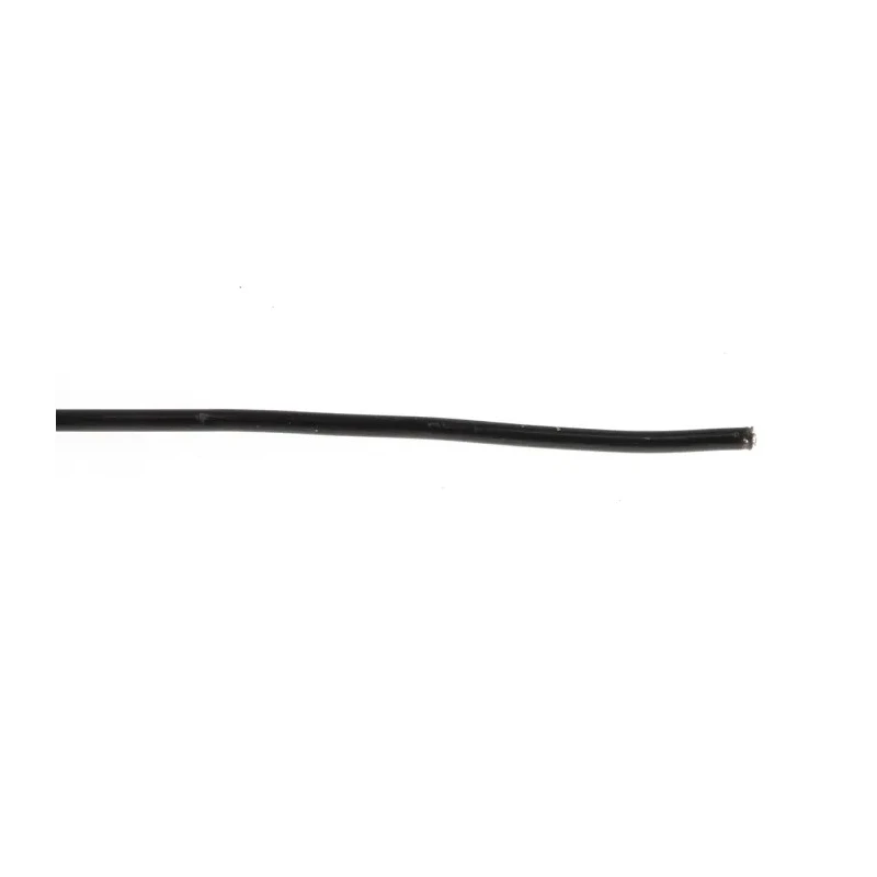 Alpha Wire Hook Up Wire TEFLON Series Black 28 AWG 7x0.13mm Silver Plated Copper Conductor 600V 200°C 30m 5852 BK005