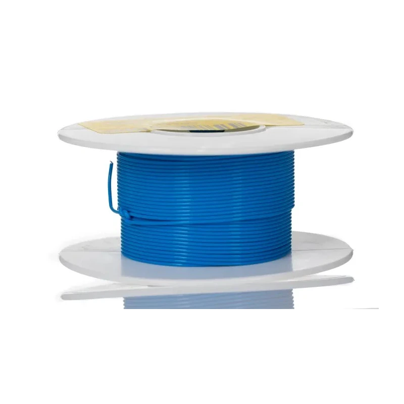 Alpha Wire PTFE Equipment Wire 28 AWG Blue Jacket 7 x 0.13 mm Strands 30 m 600V 200°C 5852 BL005