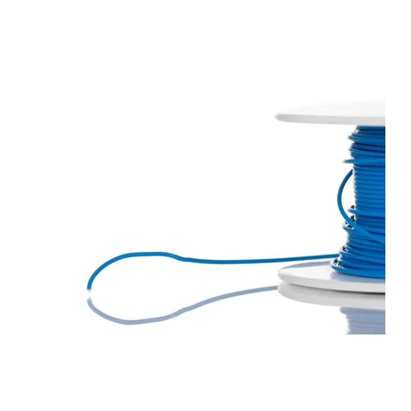 Alpha Wire PTFE Equipment Wire 28 AWG Blue Jacket 7 x 0.13 mm Strands 30 m 600V 200°C 5852 BL005
