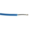 Alpha Wire Hook Up Wire TEFLON Series Blue, 24 AWG, 7/0.20 mm Strands, Silver Plated Copper, 600V, 1.12 mm OD 5854/7 BL005
