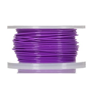 Alpha Wire PTFE Equipment Hookup Wire 22 AWG, 7 x 0.25 mm Strands, 1.27 mm Diameter, 600V, 200°C Max, Purple 5855/7 VI005