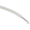 Alpha Wire Hookup Wire TEFLON Series White Hook Up Wire 18 AWG 19/0.25 mm Core Strands 30 m 600V 200°C 5857 WH005