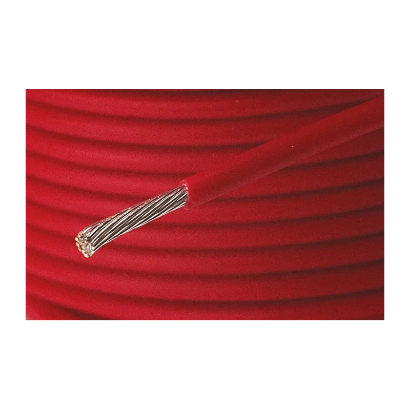 Alpha Wire Hookup Wire TEFLON Series Red Hook Up Wire, 18 AWG, 19/0.25 mm Core Strands, 1.75 mm Diameter, 30 m 5857 RD005