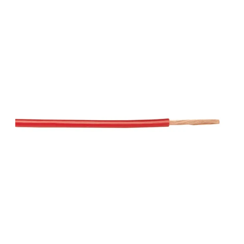 Alpha Wire Hookup Wire TEFLON Series Red Hook Up Wire, 18 AWG, 19/0.25 mm Core Strands, 1.75 mm Diameter, 30 m 5857 RD005