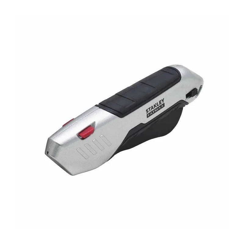 Stanley FatMax Safety Knife with Straight Blade Retractable, Stainless Steel Blade, 160mm Overall Length FMHT10370-0