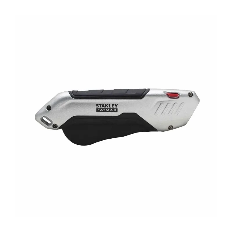 Stanley FatMax Safety Knife with Straight Blade Retractable, Stainless Steel Blade, 160mm Overall Length FMHT10370-0