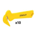 Stanley Safety Knife Strap Cutting with Straight Blade, 10 Blades, Non-Retractable STHT10355-1