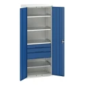 Bott 2 Door 3 Drawer Sheet Steel Floor Standing Cupboard 2m Height 800mm Width 550mm Depth 16926456.11