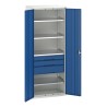 Bott 2 Door 3 Drawer Sheet Steel Floor Standing Cupboard 2m Height 800mm Width 550mm Depth 16926456.11