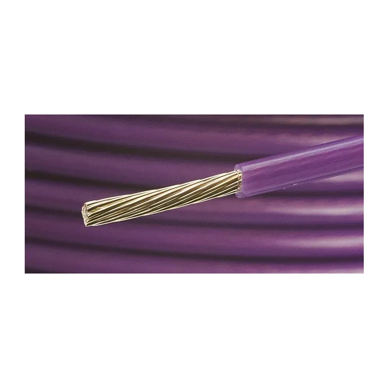 Alpha Wire PTFE Equipment Hookup Wire 16 AWG 600 V Silver Plated Copper Conductor Purple Jacket 30 m 5858 VI005