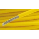 Alpha Wire PTFE Equipment Hookup Wire Yellow Jacket 16 AWG, 19 x 0.29 mm Silver Plated Copper, 600V, 30 m 5858 YL005