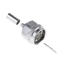 Telegartner N Series 50 Ω Coaxial Connector Cable Male N Connector, Straight Body Crimp J01020A0113