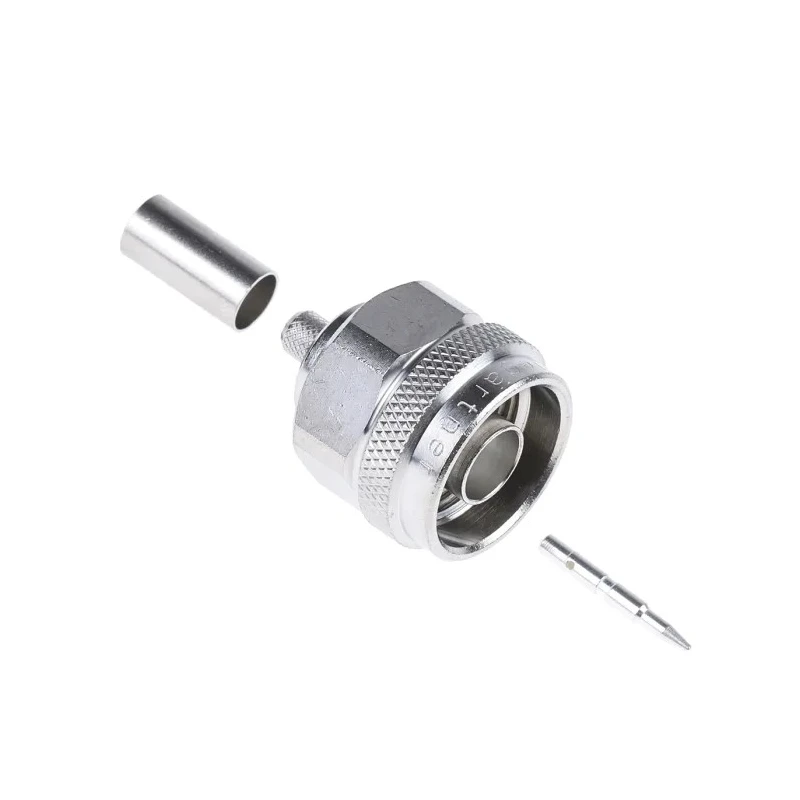 Telegartner N Series 50 Ω Coaxial Connector Cable Male N Connector, Straight Body Crimp J01020A0113