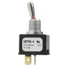 Otto Panel Mount Toggle Switch On-Off SPST Tab Terminal 28 V dc 115 V ac T7-111A5