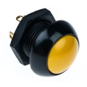 Otto P9 Series Panel Mount Momentary Push Button Switch, DPDT, Yellow LED, IP68, 28 V dc 115 V ac P9-113124