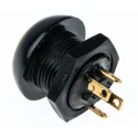 Otto P9 Series Panel Mount Momentary Push Button Switch, DPDT, Yellow LED, IP68, 28 V dc 115 V ac P9-113124