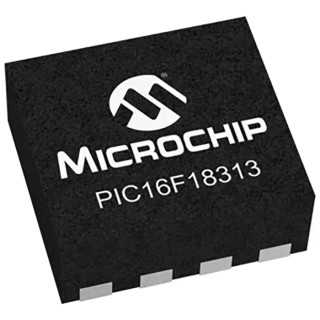 Microchip PIC16F18313-I/RF 8-Bit PIC Microcontroller 32 MHz 3.5kB Flash 8-Pin UDFN