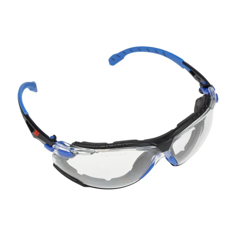 3M Solus™ 1000 Series Safety Glasses Clear Lens Scratch Resistant Anti-Fog Polycarbonate Frame S1101SKT