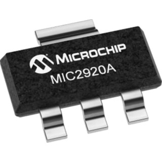 Microchip Voltage Regulator 26V SOT-223 3-Pin Positive Polarity 140μA Quiescent Current MIC2920A-3.3WS-TR