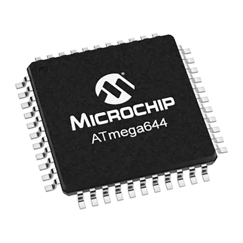 Microchip ATMEGA644-20AU 8-bit AVR Microcontroller 20 MHz 64kB FLASH 44-Pin TQFP