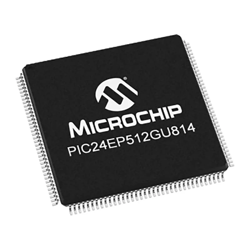 Microchip 16-bit PIC24E Microcontroller, 60 MHz, 536kB FLASH, 144-Pin TQFP PIC24EP512GU814-I/PH