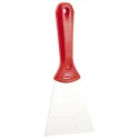 Vikan Stainless Steel Plastic Hand Scraper with Ergonomic Finger Rest 235mm Blade Width 100mm 40094