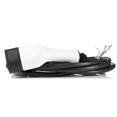 RS PRO 32A 3-Phase EV Charging Cable 5 m, IEC 62196 Type 2 Connector, 250V AC, IP54 Rated 177-4440