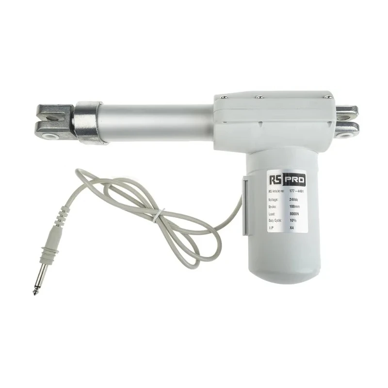 RS PRO Electrical Linear Actuator 100 mm Stroke 8000N Force 24V DC 8.1 mm/s Speed 177-4491