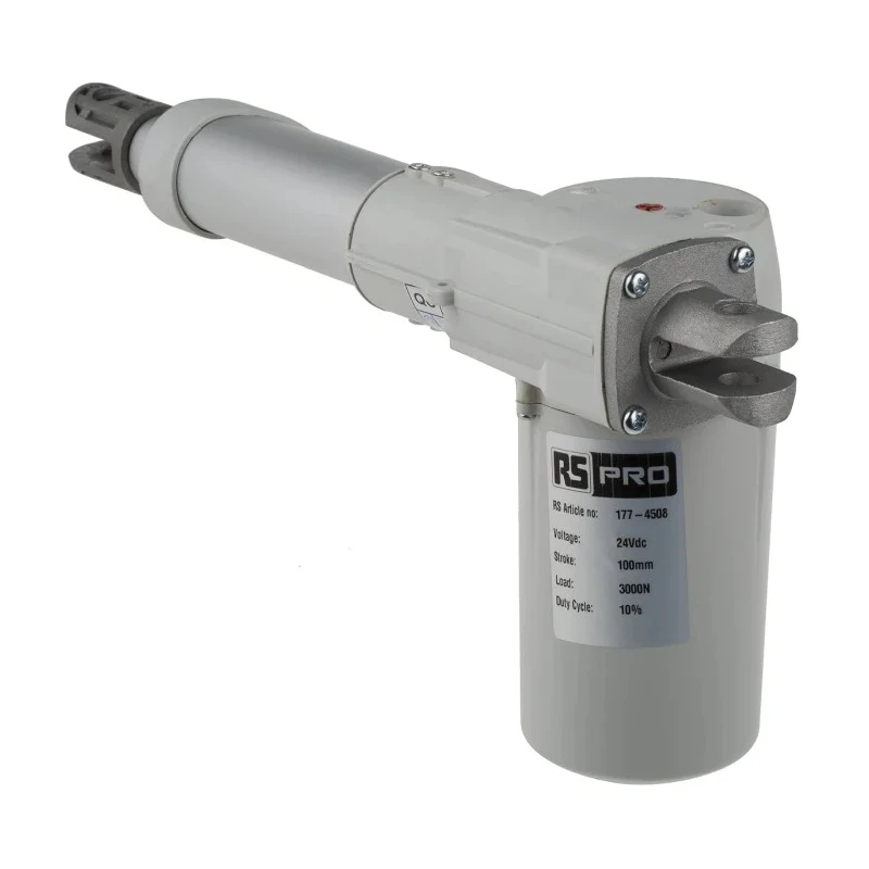 RS PRO Electrical Linear Actuator 100 mm Stroke 3000N Load 24V DC Motor 11mm/s Speed 177-4508
