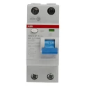 ABB Residual Current Circuit Breaker F200 Series, 25A, 2-Pole, 30mA, Type A, 1kA 2CSF202401R1250 F202 A-25/0,03 AP-R