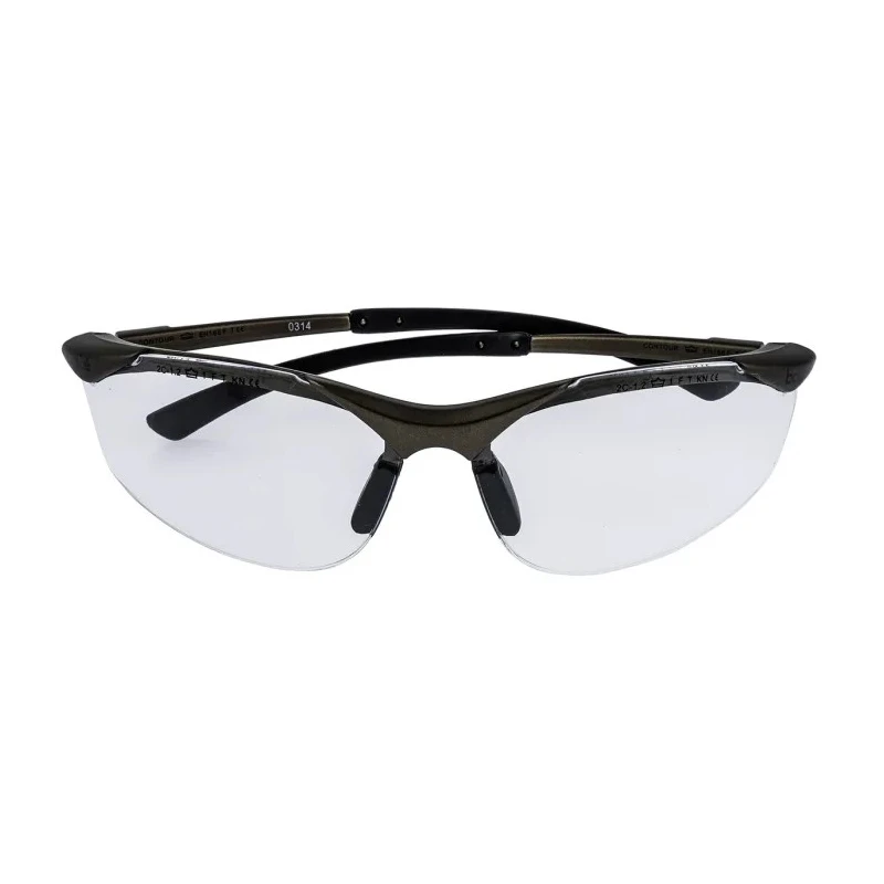 Bolle Safety CONTOUR II Safety Glasses, Anti-Mist, Scratch Resistant, Clear Polycarbonate Lens, Nylon Frame CONTPSI