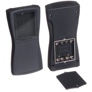 Bopla BOS-Streamline Series Grey ABS Handheld Enclosure Integral Battery Compartment Display Window 209.3mm x 98mm x IP65