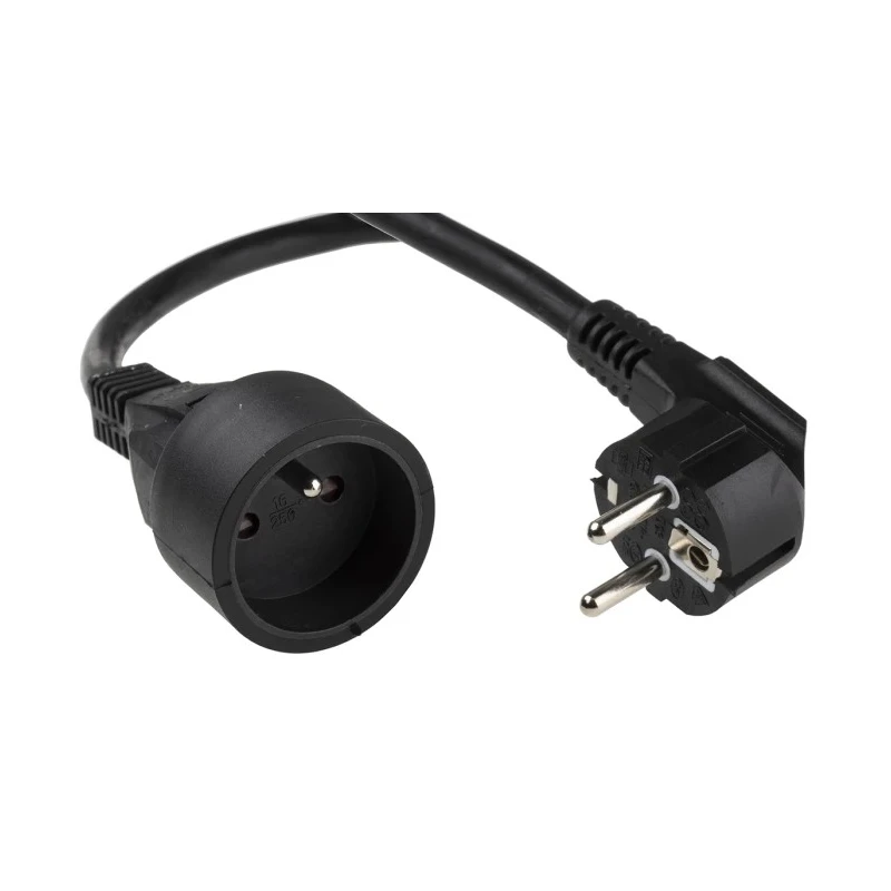 RS PRO 5 m Type E Extension Lead Power Cable 60V 16A Polyvinyl Chloride Jacket 296-179