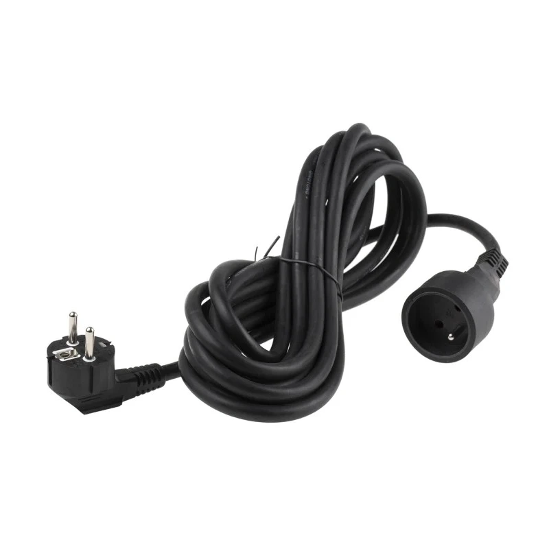 RS PRO 5 m Type E Extension Lead Power Cable 60V 16A Polyvinyl Chloride Jacket 296-179