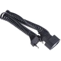 RS PRO 3 m 1 Socket European Socket Extension Lead 250V IP20 6A Polyvinyl Chloride Jacket 296-191