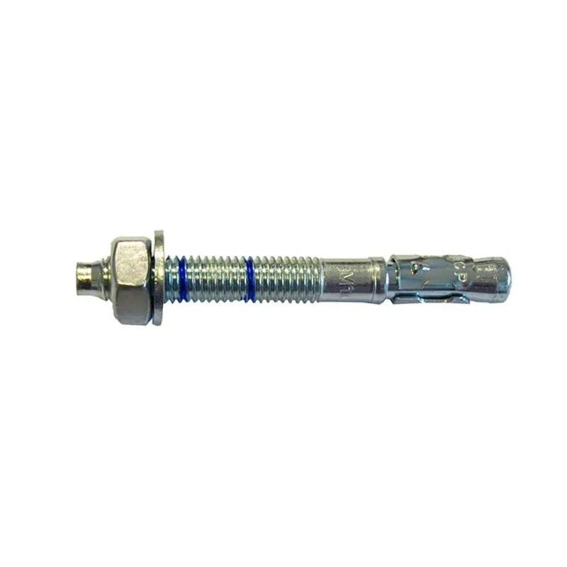 RS PRO Stainless Steel Through Bolt Thread Size 12 x 80 mm Length 80 mm Drill Diameter 14 mm Bright Zinc Plated 177-6969
